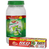 Glucose-D Jar 1kg + Red Tooth Paste 200gm Free