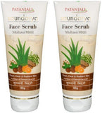 Patanjali Multani Mitti face scrub 100 g — exfoliating clay face scrub