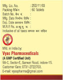 Vyas Ashwagandha 60Tab