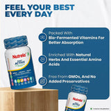 Patanjali Nutrela Daily Energy capsules with B-complex, spirulina and moringa for sustained vitality