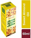 Patanjali Roghan Badam Shirin 60 ml — nourishing almond oil for skin & hair