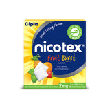 Nicotex 2mg Sugar Free Fruit Burst Chewing Gums 9 