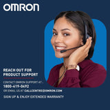 Omron HEM 7124 Fully Automatic Digital Blood Pressure Monitor with Intellisense Technology For Most Accurate Measurement, White and Blue