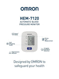 Omron HEM 7120 Fully Automatic Digital Blood Pressure Monitor With Intellisense Technology For Most Accurate Measurement - Arm Circumference (22-32Cm)