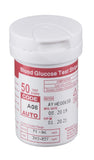 Dr. Morepen BG-03 Blood Glucose Test Strips, 50 Strips (Black/White)(Only Strips, No Glucometer)