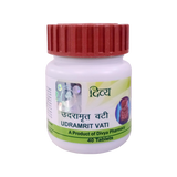 Patanjali Udramrit Vati 40 tabs — digestive support tablets for pain, liver function, and nutrient absorption