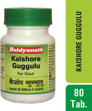 Patanjali Kaishore Guggul 80 tabs — herbal formula for detoxifying blood, managing gout and reducing inflammation