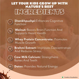Patanjali Nutrela Kids superfood powder with protein, vitamins and herbal extracts for child growth and memory