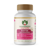 Maharishi Ayurveda Raktda Iron Management Tablets, Ayurvedic Supplement, Boosts Energy, Improve Skin &Hair Health