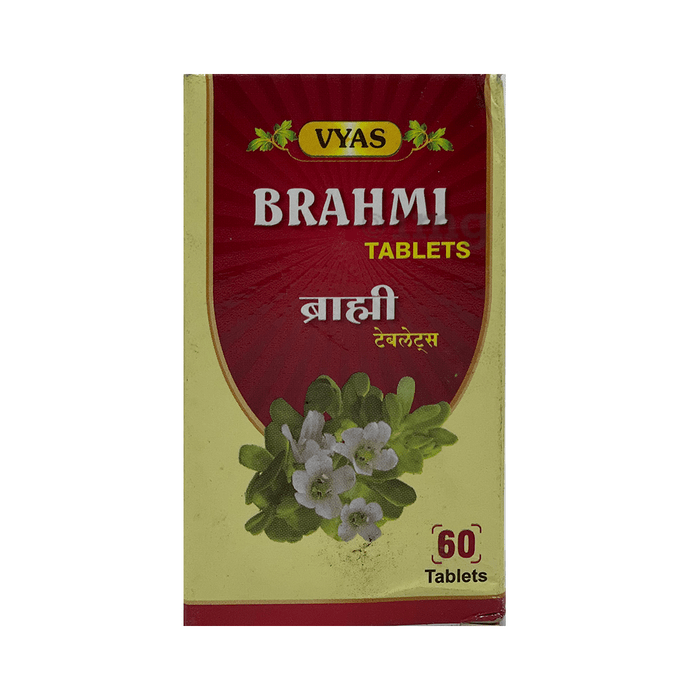 VYAS BRAHMI Jar of 60 Tablet